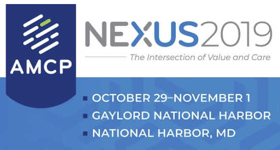 We will be at AMCP Nexus 2019 (Oct 29-Nov 1, 2019)