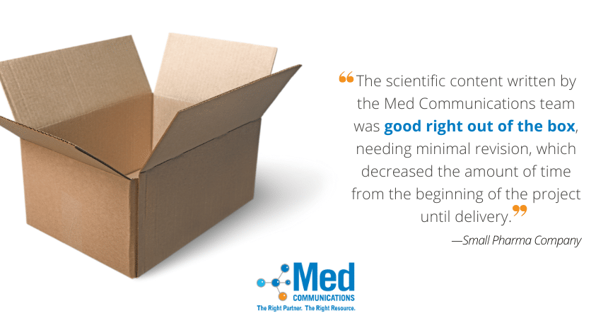 Our scientific content is “good right out of the box”