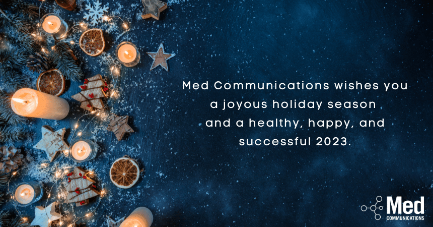 Happy holidays from Med Communications