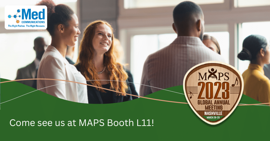 Come see us at MAPS Booth L11