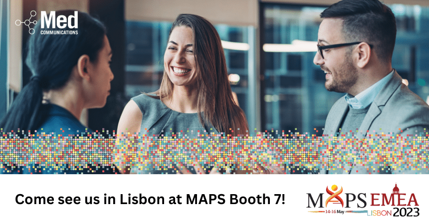 Come see us in Lisbon at MAPS booth 7!