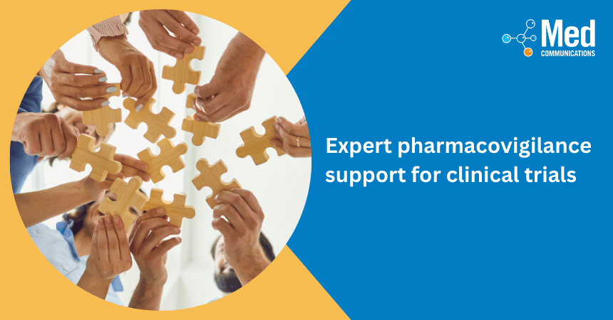 Expert pharmacovigilance support for clinical trials