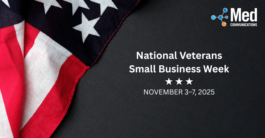 National Veterans Small Business Week is Nov. 3–7