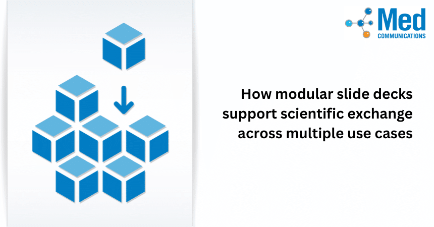 How modular slide decks support scientific exchange across multiple use cases